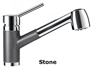 Schock Pila Schlauchbrause Hochdruck, Cristadur, Farbe Stone