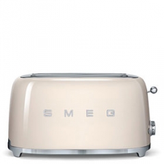 SMEG TSF02CREU Toaster, 4 Scheiben, Farbe Creme