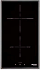 SMEG SI5322B Glaskeramikkochfeld, Induktion, Facettenschliff