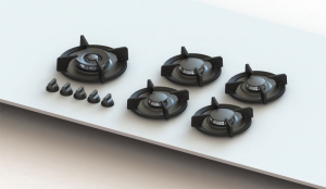 PITT by Reginox Enep Gas-Modul fr Flaschengasbetrieb, 5 Aluminium-Brenner