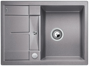 Blancometra 45 S Compact Silgranit PuraDur 2, Farbe alumetallic, 519574