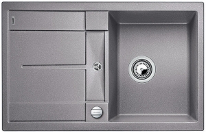 Blancometra 45 S-F Silgranit PuraDur 2, flchenbndig, Farbe alumetallic, 519082