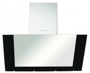 Silverline Pandora Deluxe Wandesse 60 cm PAW 685.1 SE Edelstahl/Glas Schwarz