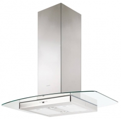Silverline Diamond Isola 90 cm DII 985.3 EK Edelstahl Klarglas