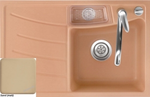 Systemceram KeraDomo VEGA 78 F in Sand (matt), mit 5 Jahren Garantie