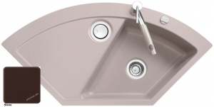 Systemceram KeraDomo MERA ECK F, Farbe Siena, mit 5 Jahren Garantie