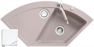 Systemceram KeraDomo MERA ECK, Farbe Polar, mit 5 Jahren Garantie