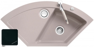 Systemceram KeraDomo MERA ECK, Farbe Nigra, mit 5 Jahren Garantie