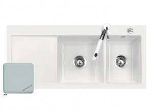 Systemceram KeraDomo MERA DOUBLE, Farbe Alu, mit 5 Jahren Garantie