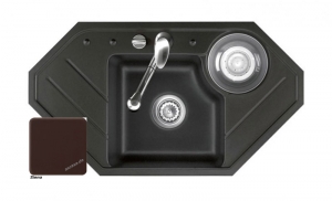 Systemceram KeraDomo SINUS ECK F, Farbe Siena, mit 5 Jahren Garantie