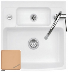 Systemceram KeraDomo CENTRA 60, Farbe Sand, mit 5 Jahren Garantie