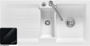 Systemceram KeraDomo GENEA 100 F in Nero (glnzend), mit 5 Jahren Garantie