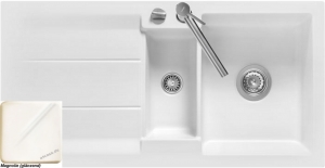 Systemceram KeraDomo GENEA 100 F in Magnolie (glnzend), mit 5 Jahren Garantie