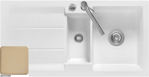 Systemceram KeraDomo GENEA 100 in Sand (matt), mit 5 Jahren Garantie