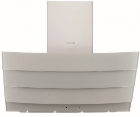 Silverline Kassiopeia Deluxe Wandesse 90 cm KSW 985.1 W Edelstahl/Glas Wei. Mit 5 Jahren Garantie!