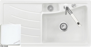 Systemceram KeraDomo VEGA 100 in Polar (matt), mit 5 Jahren Garantie