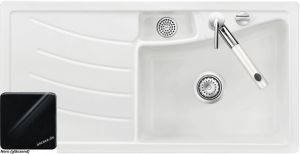 Systemceram KeraDomo VEGA 100 in Nero (glnzend), mit 5 Jahren Garantie