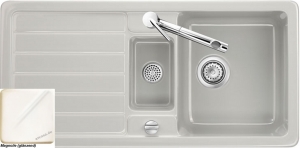 Systemceram KeraDomo DELTA 100 in Magnolie (glnzend), mit 5 Jahren Garantie