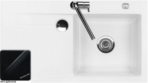 Systemceram KeraDomo STEMA 90 in Nero (glnzend), mit 5 Jahren Garantie