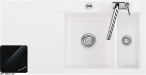 Systemceram KeraDomo MERA 100 F in Nero (glnzend), mit 5 Jahren Garantie