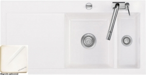 Systemceram KeraDomo MERA 100 in Magnolie (glnzend), mit 5 Jahren Garantie