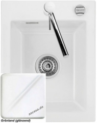 Systemceram KeraDomo MERA 39, Farbe Grnland (glnzend), mit 5 Jahren Garantie