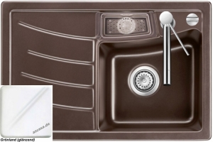 Systemceram KeraDomo VEGA 78, Farbe Gr�nland (gl�nzend), mit 5 Jahren Garantie