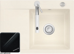 Systemceram KeraDomo MERA 70 F in Nero (glnzend), mit 5 Jahren Garantie