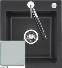 Systemceram KeraDomo MERA 46 in Alu (matt), mit 5 Jahren Garantie