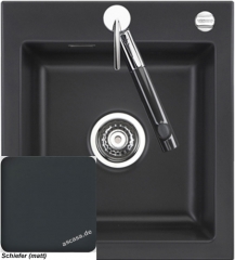 Systemceram KeraDomo MERA 46 in Schiefer (matt), mit 5 Jahren Garantie