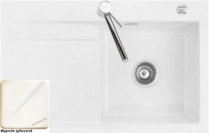 Systemceram KeraDomo STEMA 80 F in Magnolie (glnzend), mit 5 Jahren Garantie