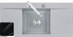 Systemceram KeraDomo MERA MIDDLE F in Nero (glnzend), mit 5 Jahren Garantie