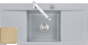 Systemceram KeraDomo MERA MIDDLE in Sand (matt), mit 5 Jahren Garantie