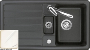 Systemceram KeraDomo DELTA 90 in Magnolie (glnzend), mit 5 Jahren Garantie