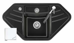 Systemceram KeraDomo VEGA ECK, Farbe Polar, mit 5 Jahren Garantie