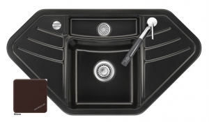 Systemceram KeraDomo VEGA ECK, Farbe Siena, mit 5 Jahren Garantie