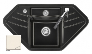 Systemceram KeraDomo VEGA ECK, Farbe Jasmin, mit 5 Jahren Garantie