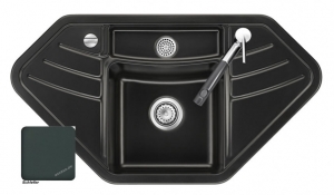 Systemceram KeraDomo VEGA ECK, Farbe Schiefer, mit 5 Jahren Garantie