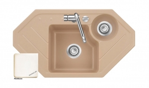 Systemceram KeraDomo SINUS ECK, Farbe Noblesse, mit 5 Jahren Garantie