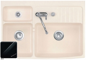 Systemceram KeraDomo CENTRA 90, Farbe Nero, mit 5 Jahren Garantie