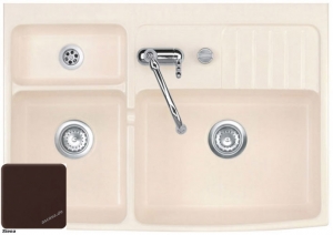 Systemceram KeraDomo CENTRA 90, Farbe Siena, mit 5 Jahren Garantie