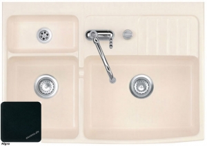 Systemceram KeraDomo CENTRA 90, Farbe Nigra, mit 5 Jahren Garantie