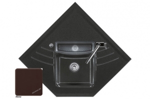 Systemceram KeraDomo VEGA ECK PLUS, Farbe Siena, mit 5 Jahren Garantie