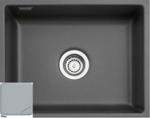 Systemceram KeraDomo MERA 50 U, Farbe Titan, mit 5 Jahren Garantie