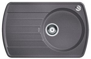 Blancorondoval 45 S Silgranit PuraDur 2, Farbe felsgrau, 518916