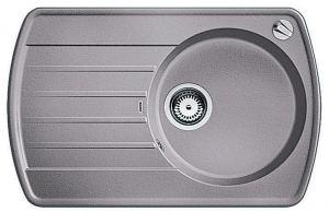 Blancorondoval 45 S Silgranit PuraDur 2, Farbe alumetallic, 515783