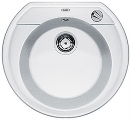 Blancorondoval 45 Silgranit PuraDur 2, Farbe wei, 515660