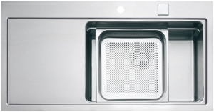 Naber Speedline 150 waterstation, Set inkl. Armatur, Becken rechts, 1041154