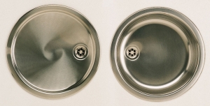 Rieber Standard S8 KOMBI, Einbausple, mocca (emailliert) 1012107