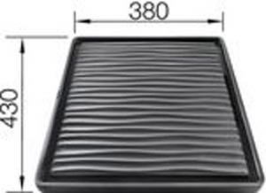 Blanco Tropf aus Kunststoff, schwarz-grau, 230734